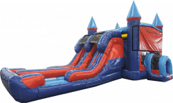 5n1 Royal Bounce House/Slide Combo (WET)