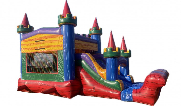 Marble Bounce House/Slide Combo (Dry)