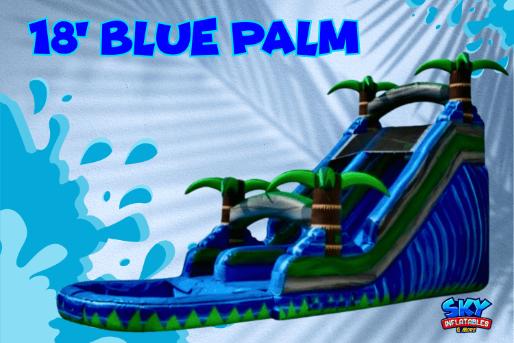 18' Blue Palm