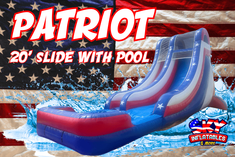 20' Patriot Water Slide