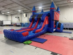 5N120Royal20in20Gymn 1743033907 5n1 Royal Bounce House/Slide Combo (DRY)