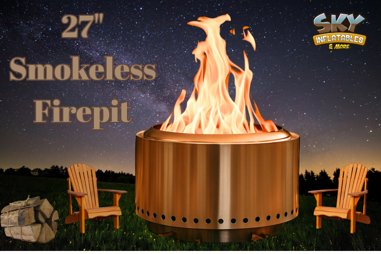 Firepit, smokeless