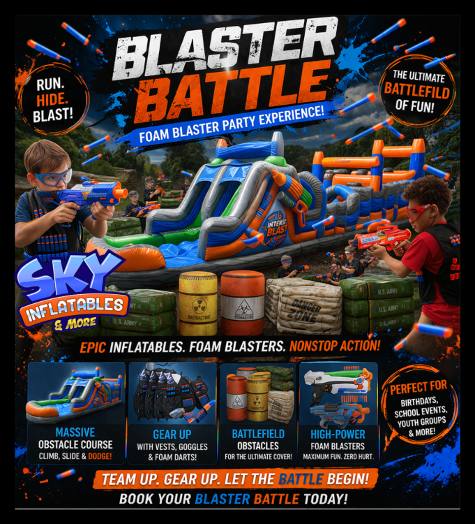 Blaster Battle Nerf Wars